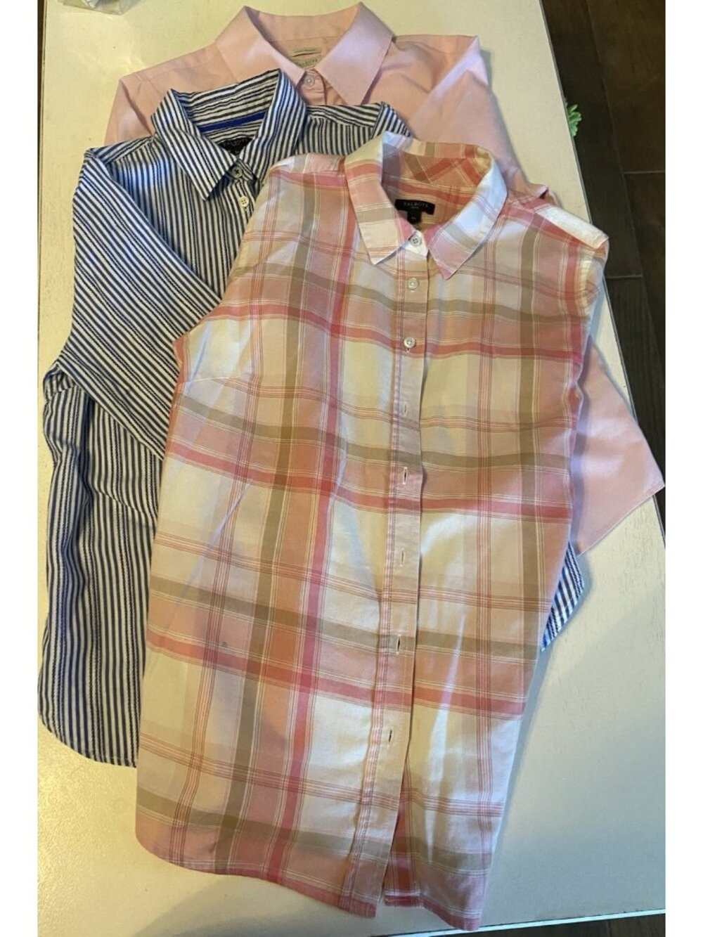 3 Talbots Women’s Small Petite Long Sleeve Button-up Shirts